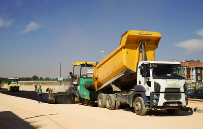 TEPEBAŞI'NDA ÜSTYAPI ÇALIŞMALARI SÜRÜYOR